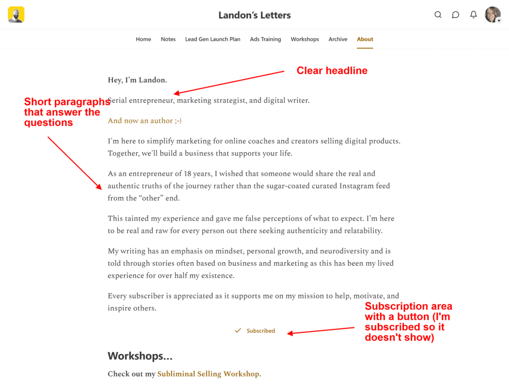 3 Tips for Editing Your About Page