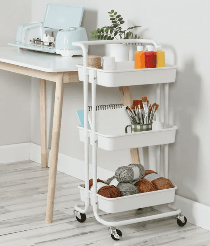 office workspace cart