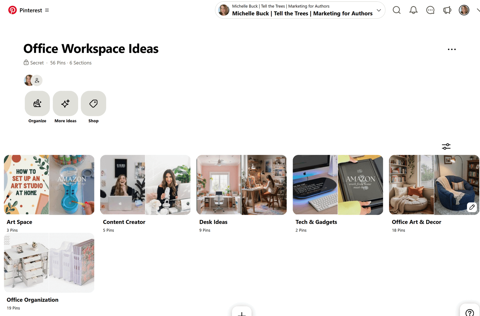 office workspace board on Pinterest secret boards on pinterest